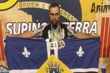 Atleta de Echaporã vence competição em Campeonato brasileiro de Supino e Terra em São Vicente-SP
