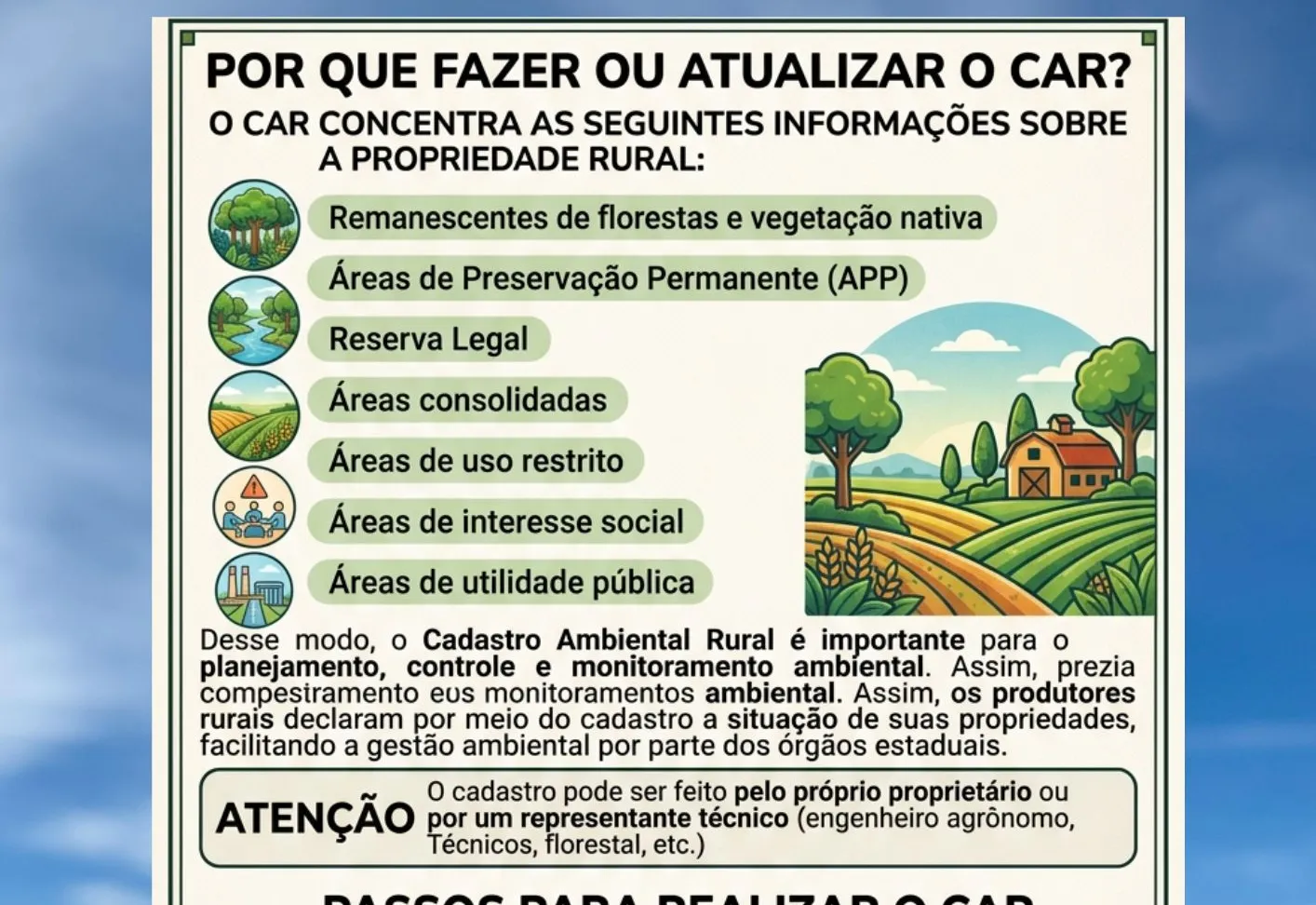  CAR - CADASTRO AMBIENTAL RURAL 